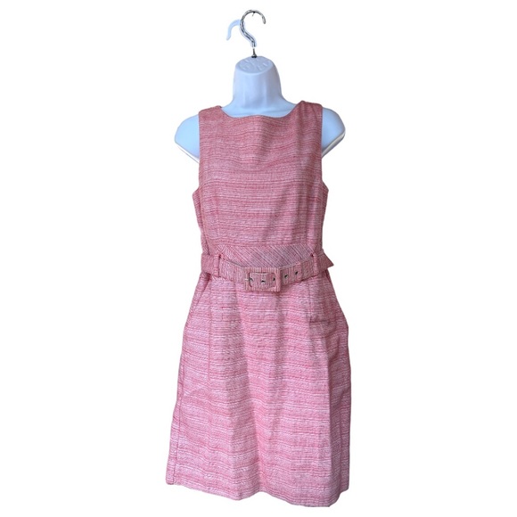 Sz10 Banana Republic Sleeveless Belted Dress - Picture 2 of 8